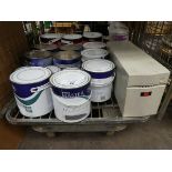 +VAT Quantity of various paints and a RS battery backup