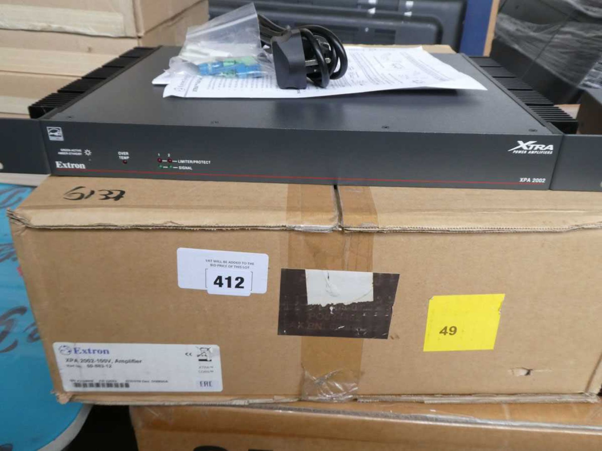 +VAT Boxed Extron amplifier XPA2002-100V - Image 3 of 3