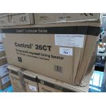 +VAT Boxed 2x JBL Control Contractor Series 26ct background/foreground ceiling speakers