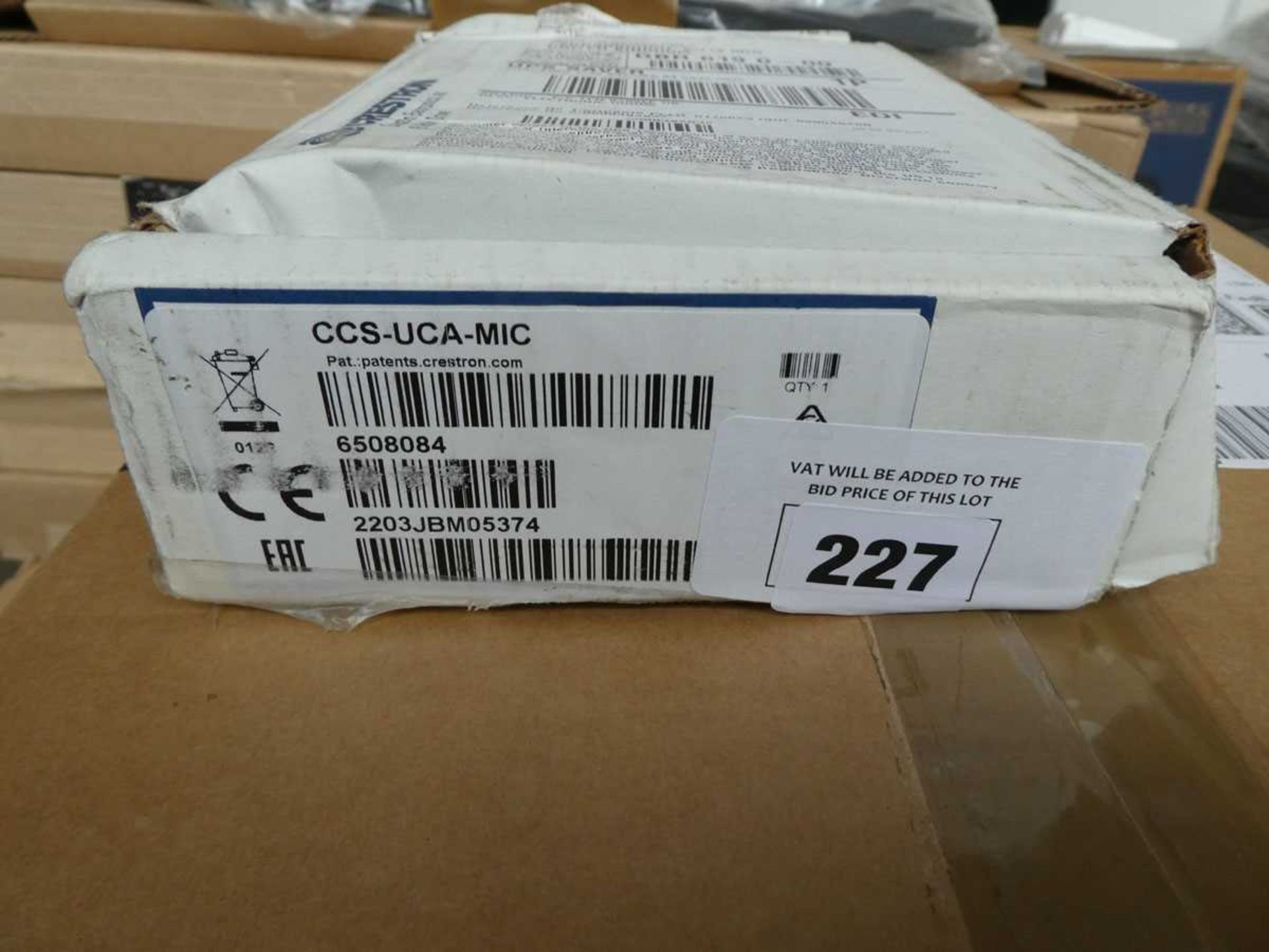 +VAT Crestron CCS-UCA-Mic table microphone with box - Image 2 of 2