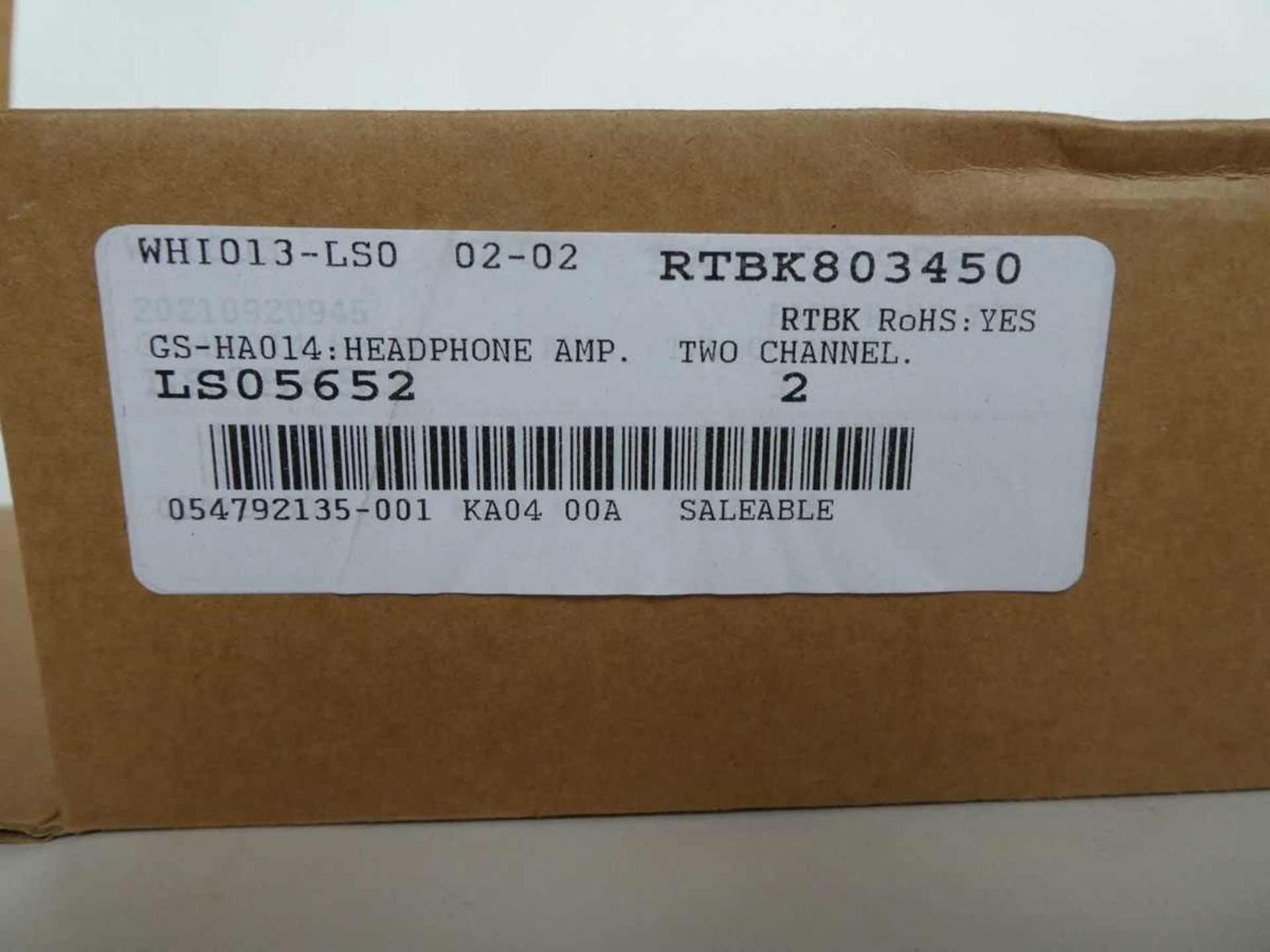 +VAT Two-channel headphone amplifier GS-HAO14 with box - Bild 2 aus 4