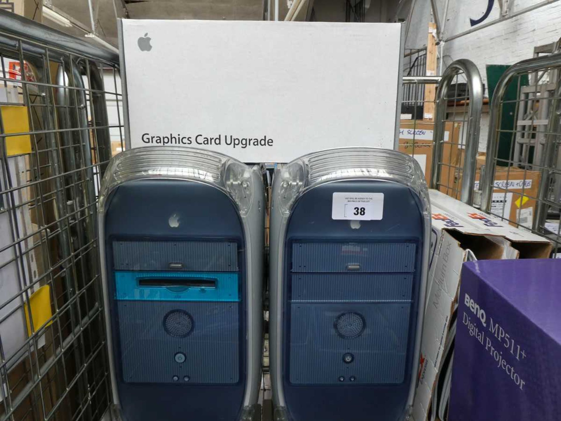 +VAT Qty of Apple graphics cards and PCI cards, 2 Apple Mac Pro G3 computer towers