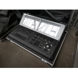 +VAT Hog Full Boar 4 DMX lighting console by High End Systems with 4x DMX outputs on rear panel,