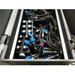 +VAT 4ft Road Trunk, blue, 1210x6101x765h containing: 10x 2way 15A Grelco 4x 6way 16A F Socapex