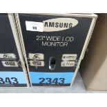 +VAT Samsung 23" LCD VGA and DVI monitor in box