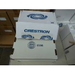 +VAT 4 Crestron boxes. 2 TSS770WS room scheduling touch screeens and 2 Crestron TSW770LBWS room