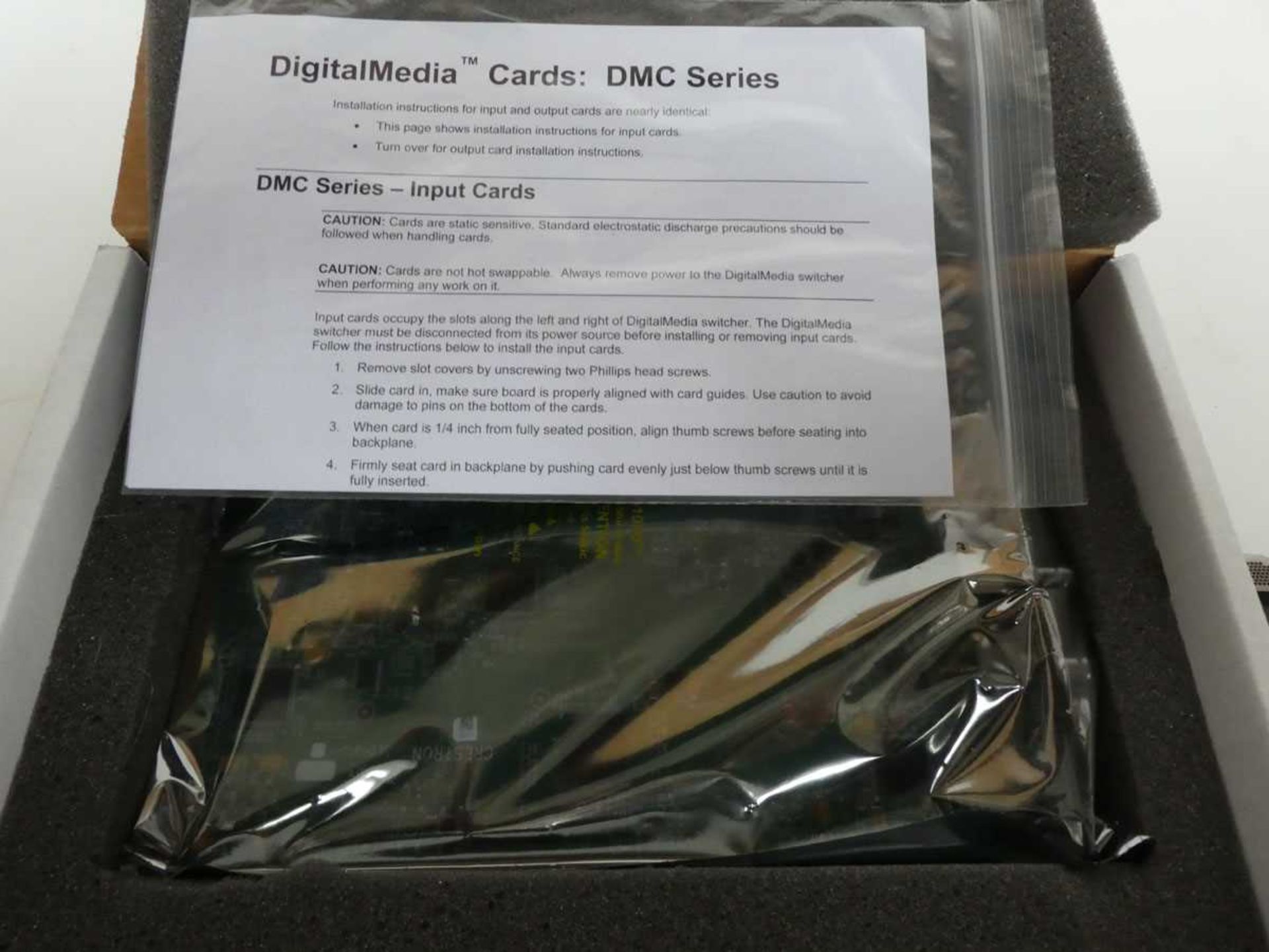 +VAT Crestron MC-SDI Digital Media Card with SDI in, SDI out, Audio out - Image 3 of 3