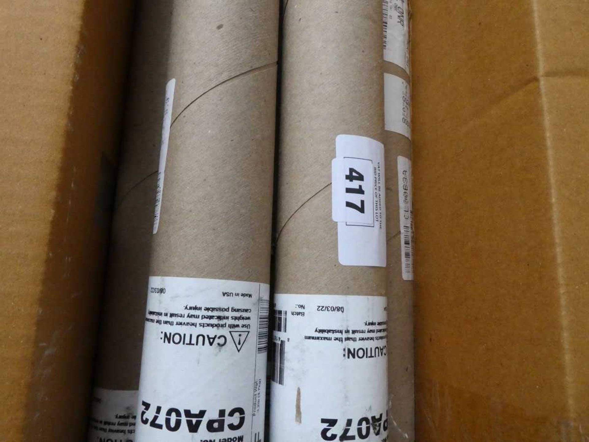 +VAT 5x Chief CPA 072 72" column insulation poles - Image 2 of 3