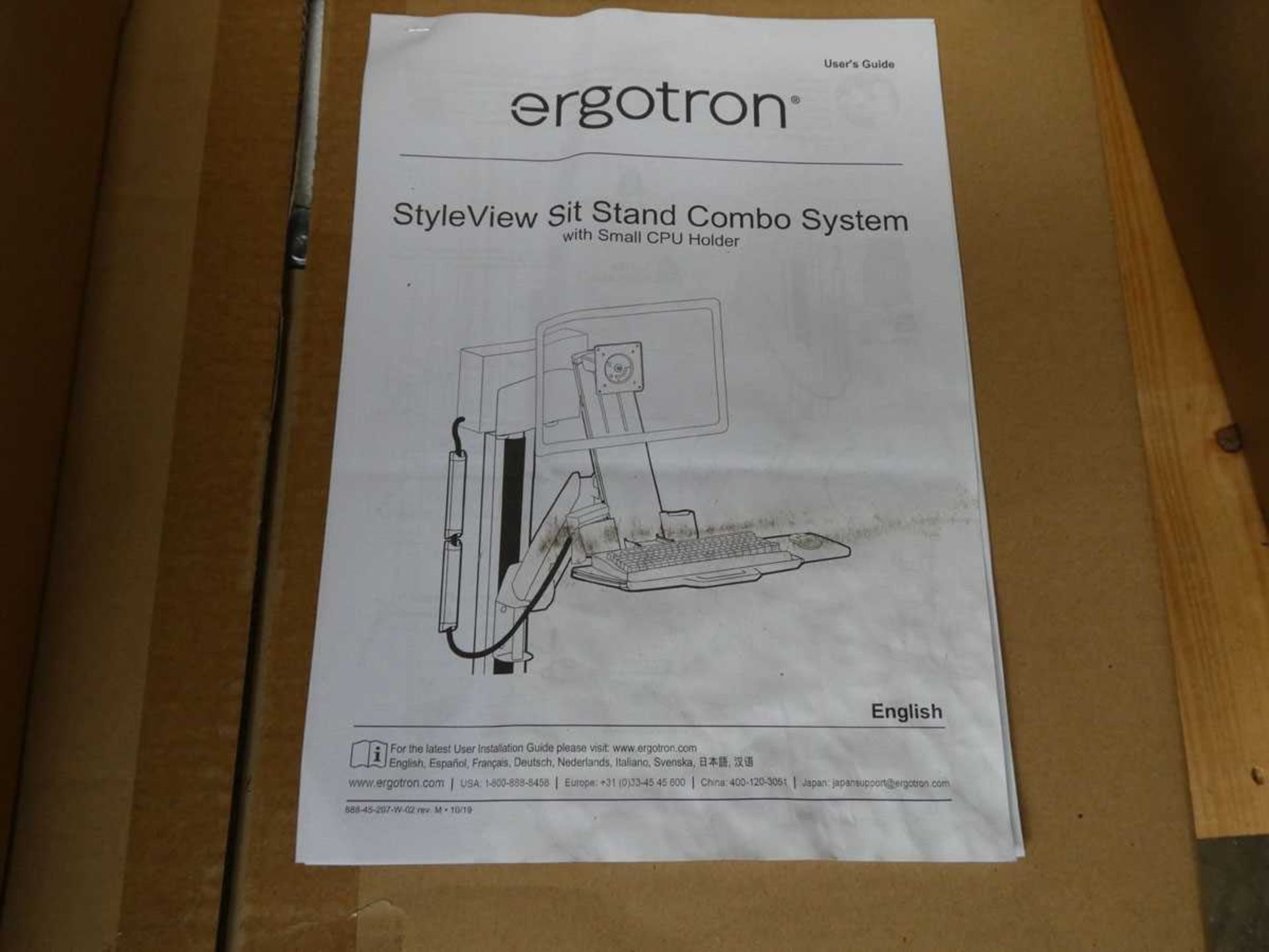 +VAT 5 boxed units including Ergotron sit/stand combo monitor and keyboard stand a Neat Pad tablet - Image 2 of 5