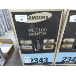 +VAT Samsung 23" LCD VGA and DVI monitor in box