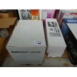 +VAT 9 assorted boxed work lights, flood lights, LED bulk head lights, etc