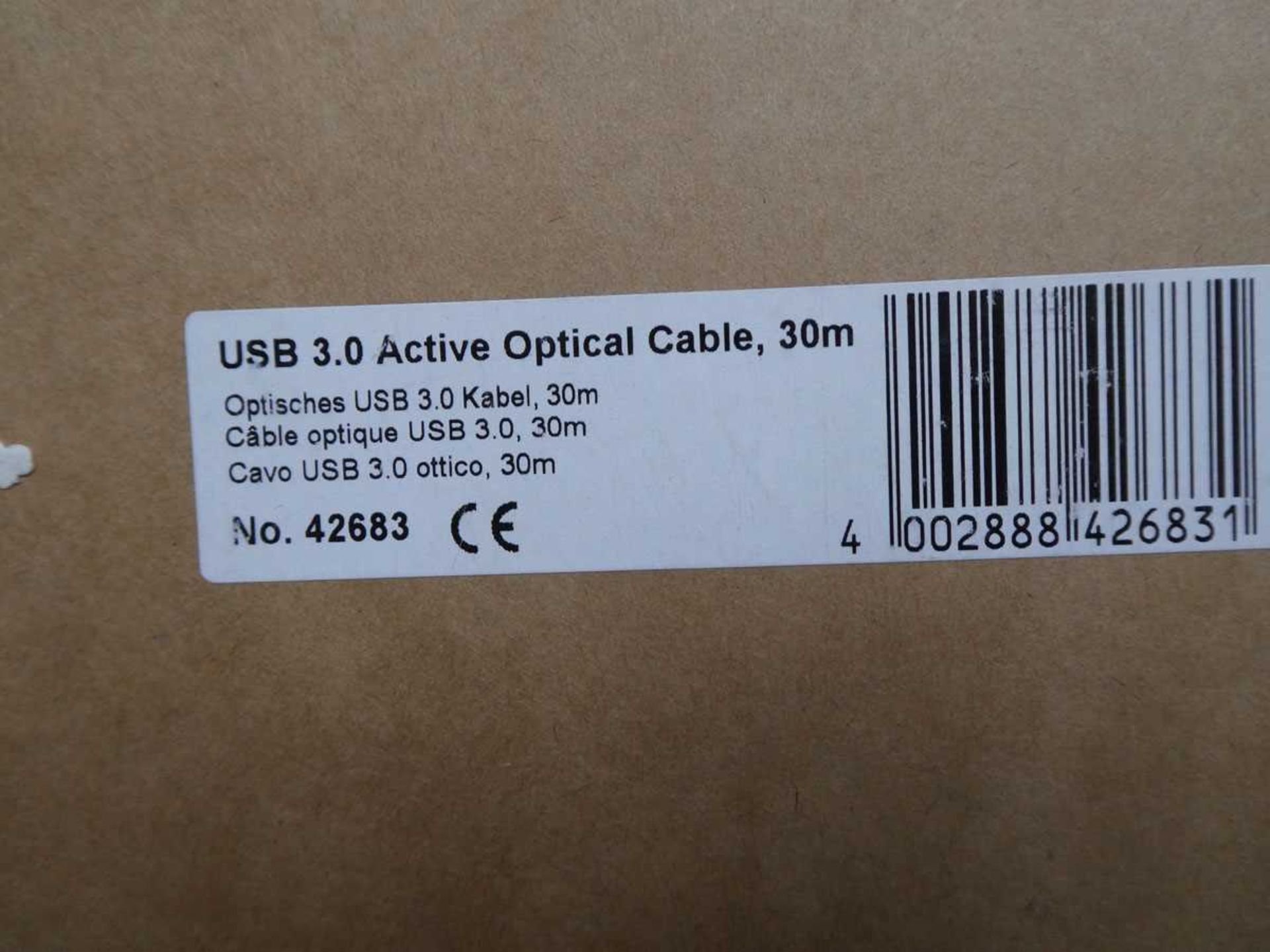 +VAT 2x Boxed Lindy cables, 1x USB 3.0 active optical cable 30m, and 1x 10m USB 3.2 and DP 1.4 - Bild 3 aus 3