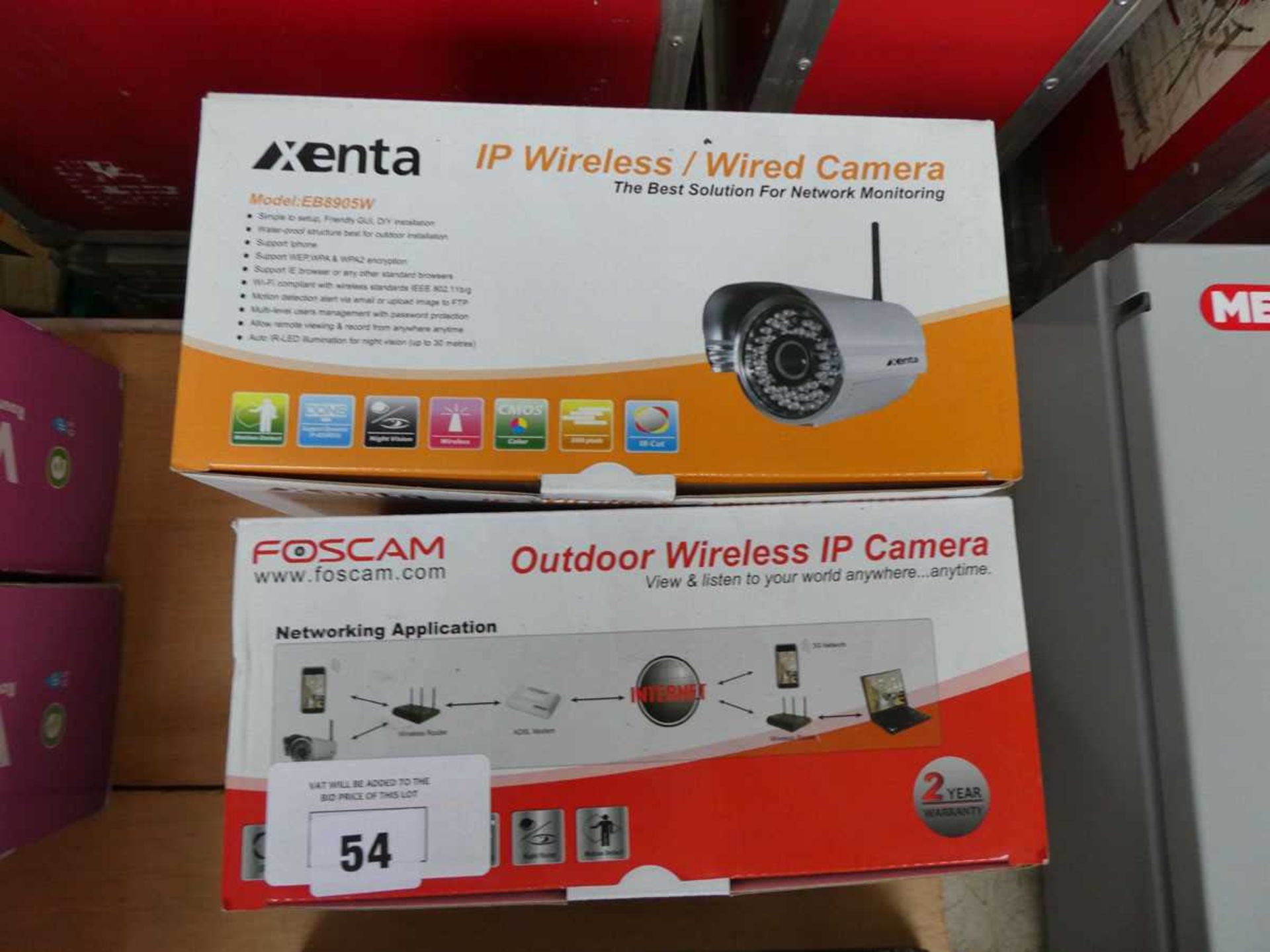 +VAT 2 boxed wireless IP cameras - Image 2 of 2