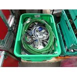 +VAT 2 green trays of various cables