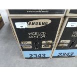 +VAT Samsung 23" LCD VGA and DVI monitor in box