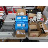 +VAT Qty of electrical consumer units, plugs RCD units, switches etc