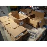 Large quantity of various PVCu hinges, door handles, and other furniture (on top of the large