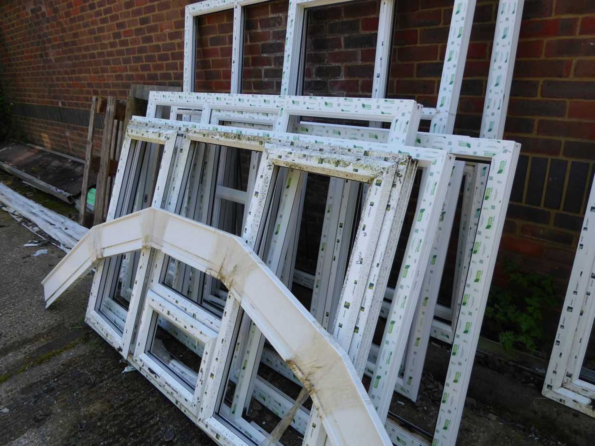 A range of PVCu window frames of various shapes and sizes (mainly without sealed units) - Image 5 of 6