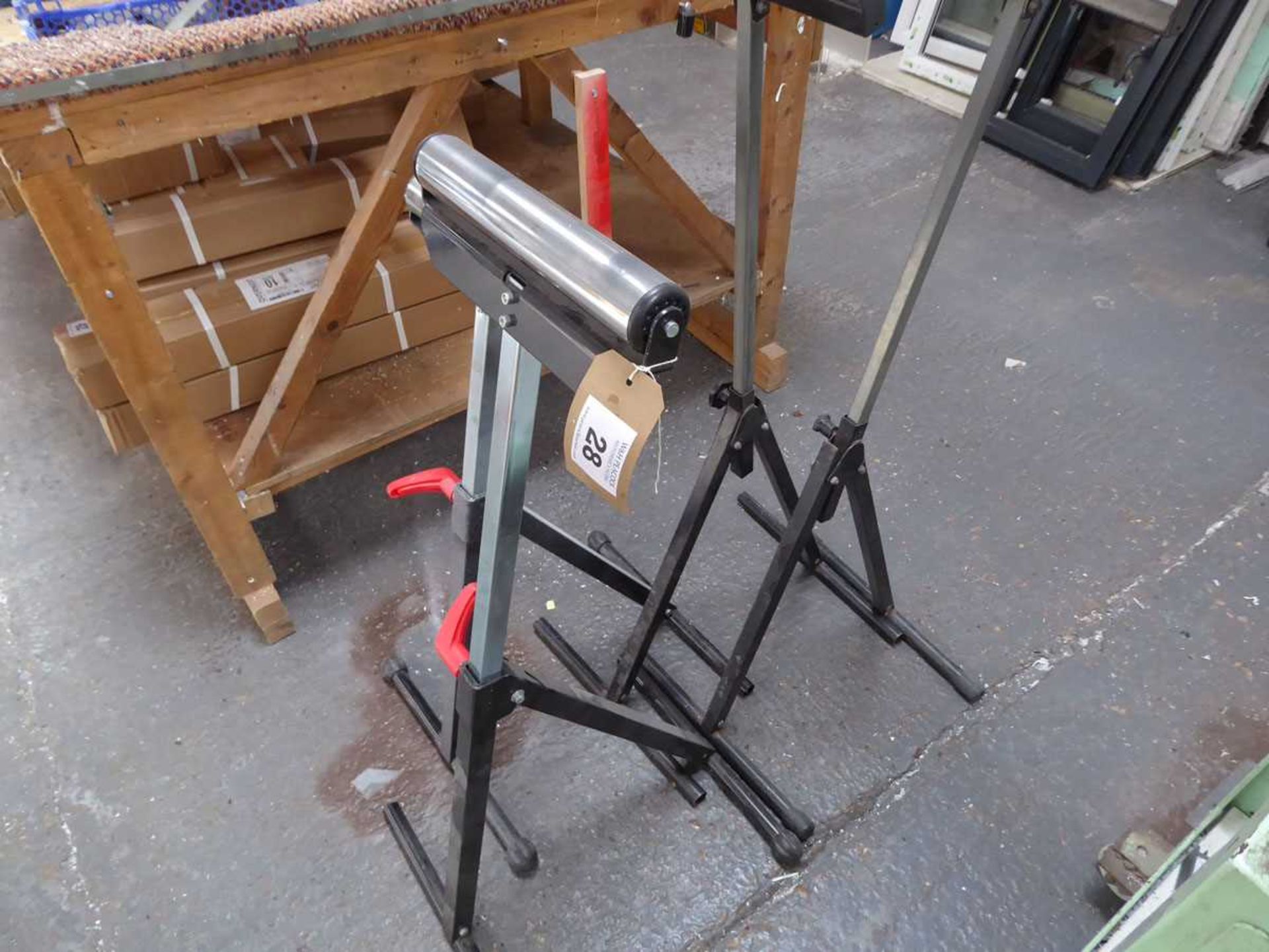 3 folding roller feed stands and one part ditto - Image 2 of 2