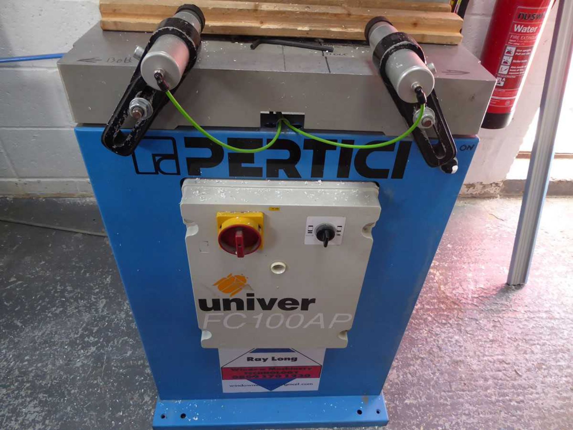 Pertici Univer FC100AP single spindle router, serial no. 08P294 - Image 2 of 5