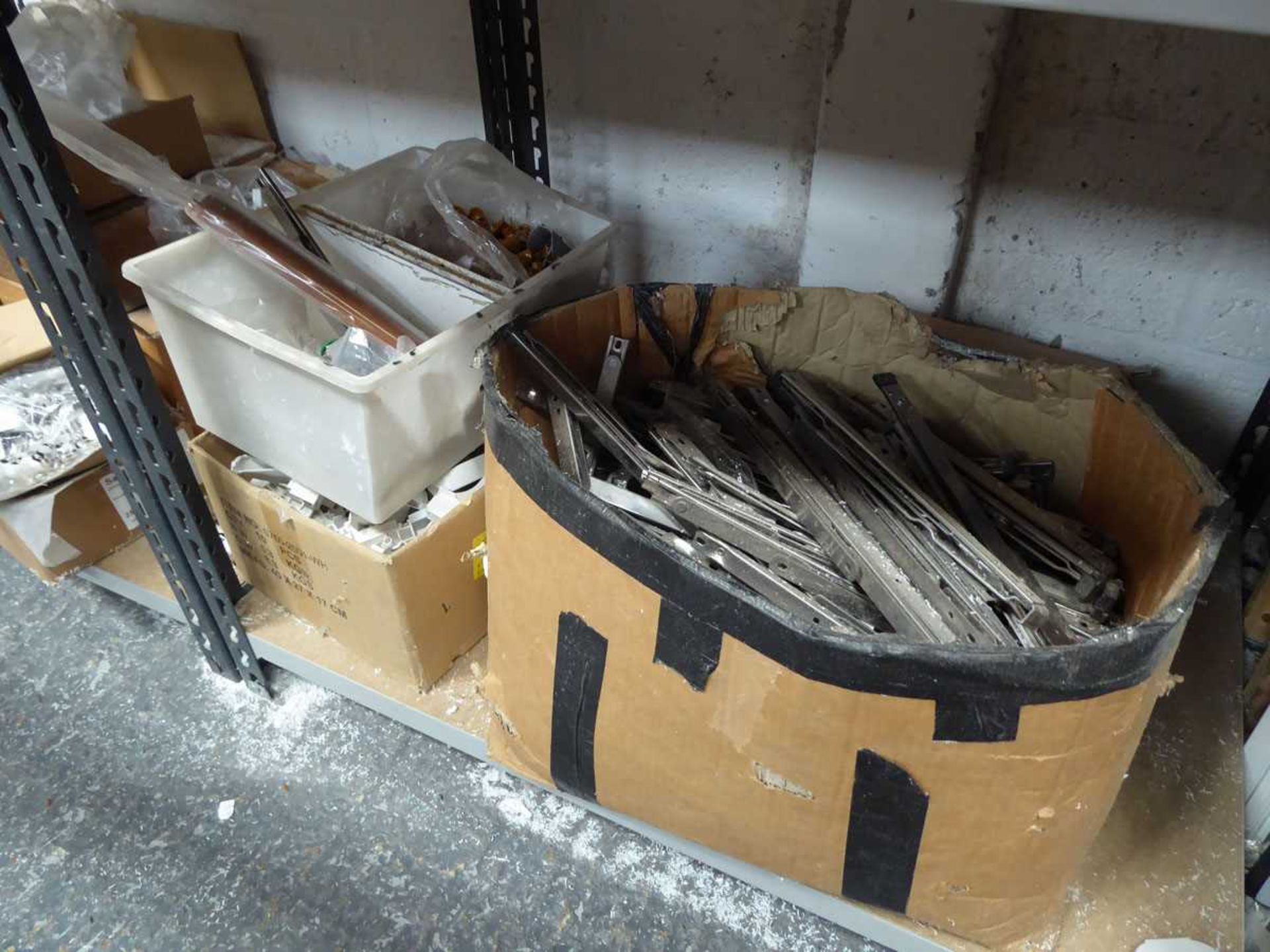 Approx. 40 boxes of various door and window furniture (mainly opened packages) - Image 6 of 9