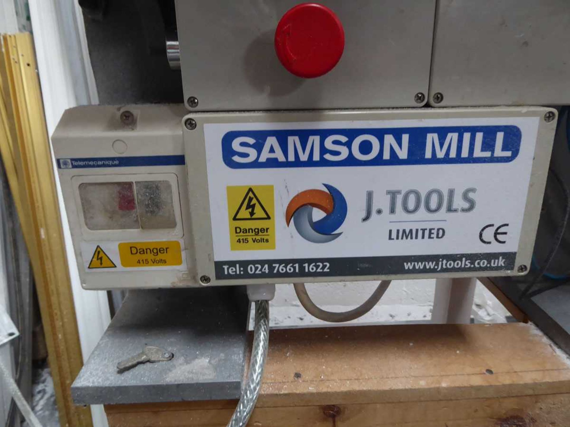 J. Tools Samson Mill bench top milling machine, serial no, 0036, year 2002 - Image 3 of 5