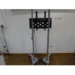 PMVmounts Extra Large VC TV trolley and stand for 55" - 75" Monitor/TV with 4 way mains extension