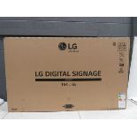 LG Model 65UM3DG 65" Digital Signage Display 4K UHD LED Monitor with detachable remote sensor,