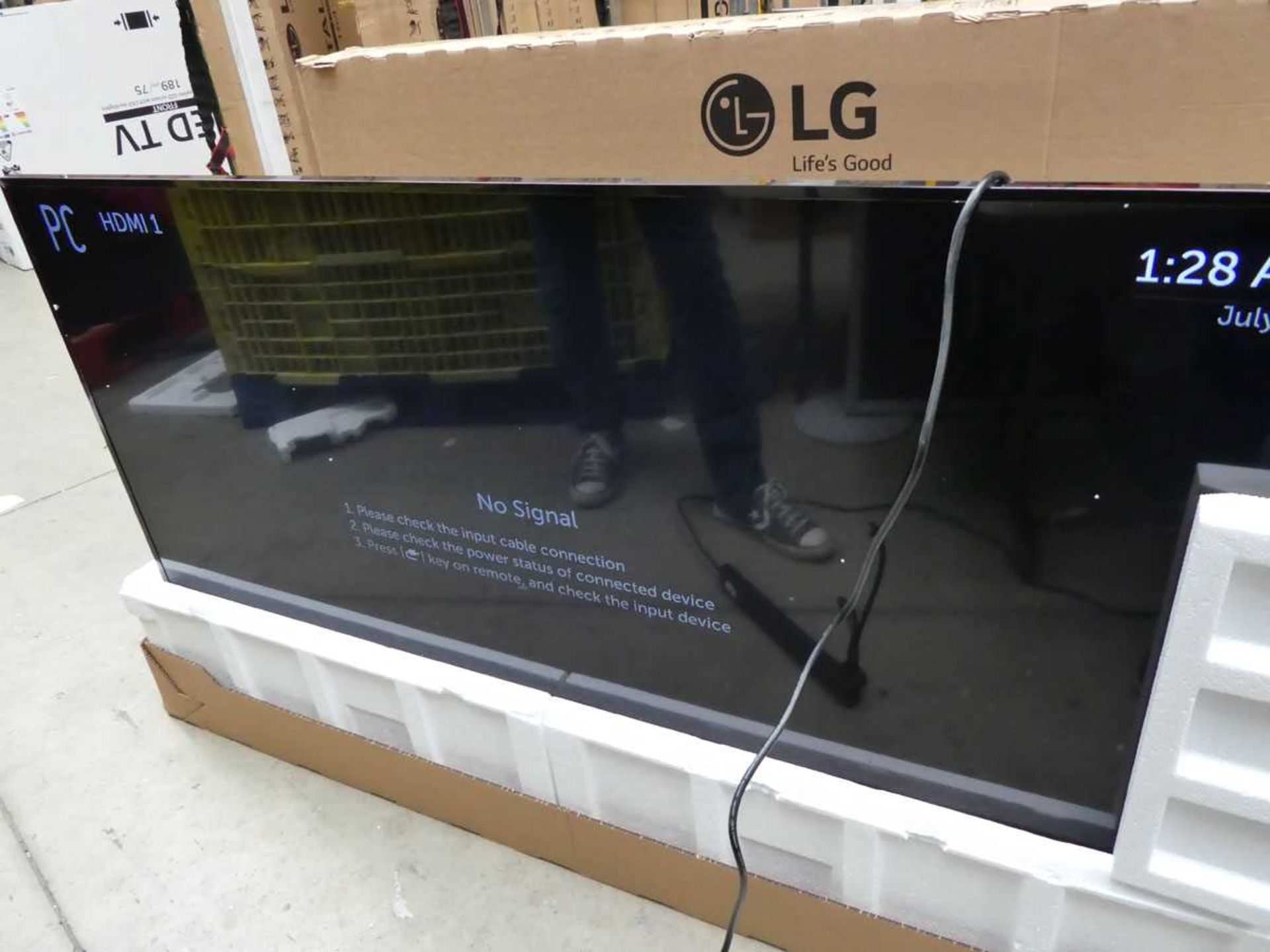 LG Model 65UM3DG 65" Digital Signage Display 4K UHD LED Monitor with detachable remote sensor, - Image 2 of 3
