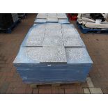 Pallet of terrazzo floor tiles