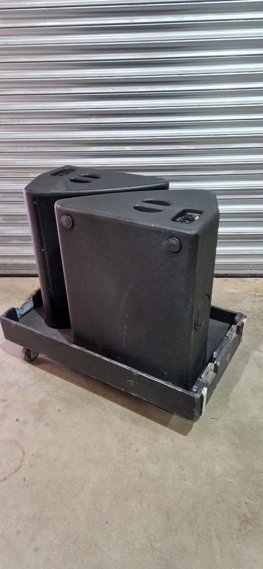 A Pair of Turbosound TFM-560 bi-amped floor monitors in Flight Case (located at Production Hire, - Image 4 of 6