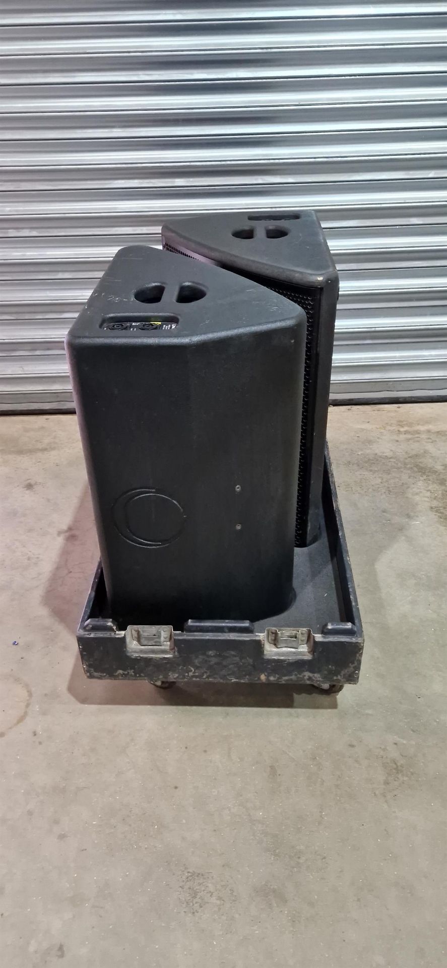 A Pair of Turbosound TFM-560 bi-amped floor monitors in Flight Case (located at Production Hire, - Image 2 of 6