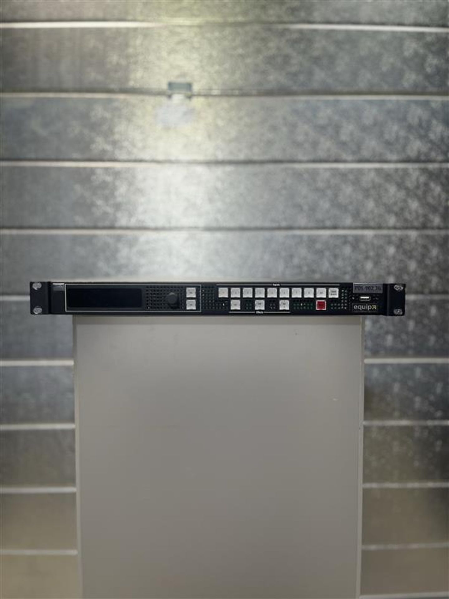 A Barco PDS-902 3G Seamless video switcher (no flight case included), located at Equip, 1 Somers