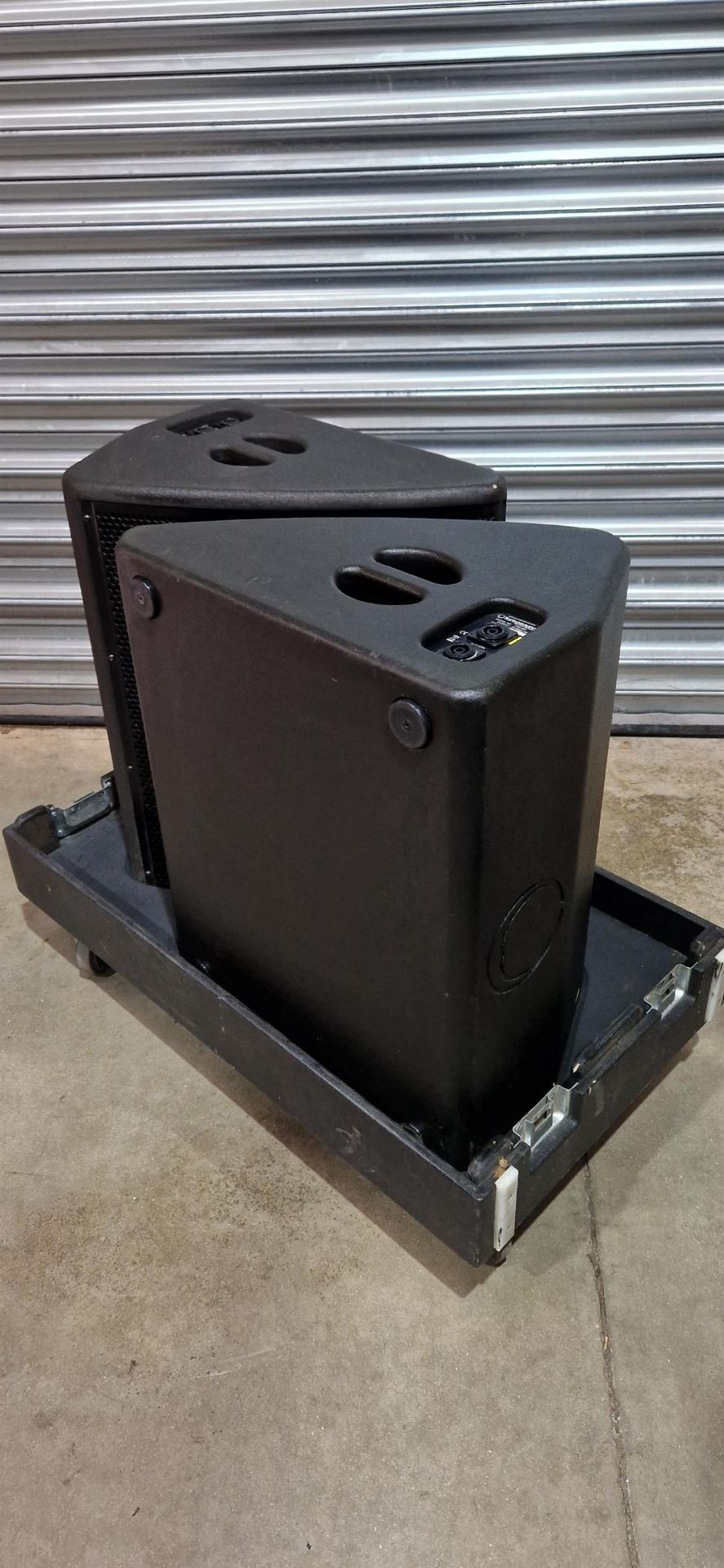 A Pair of Turbosound TFM-560 bi-amped floor monitors in Flight Case (located at Production Hire, - Image 2 of 6