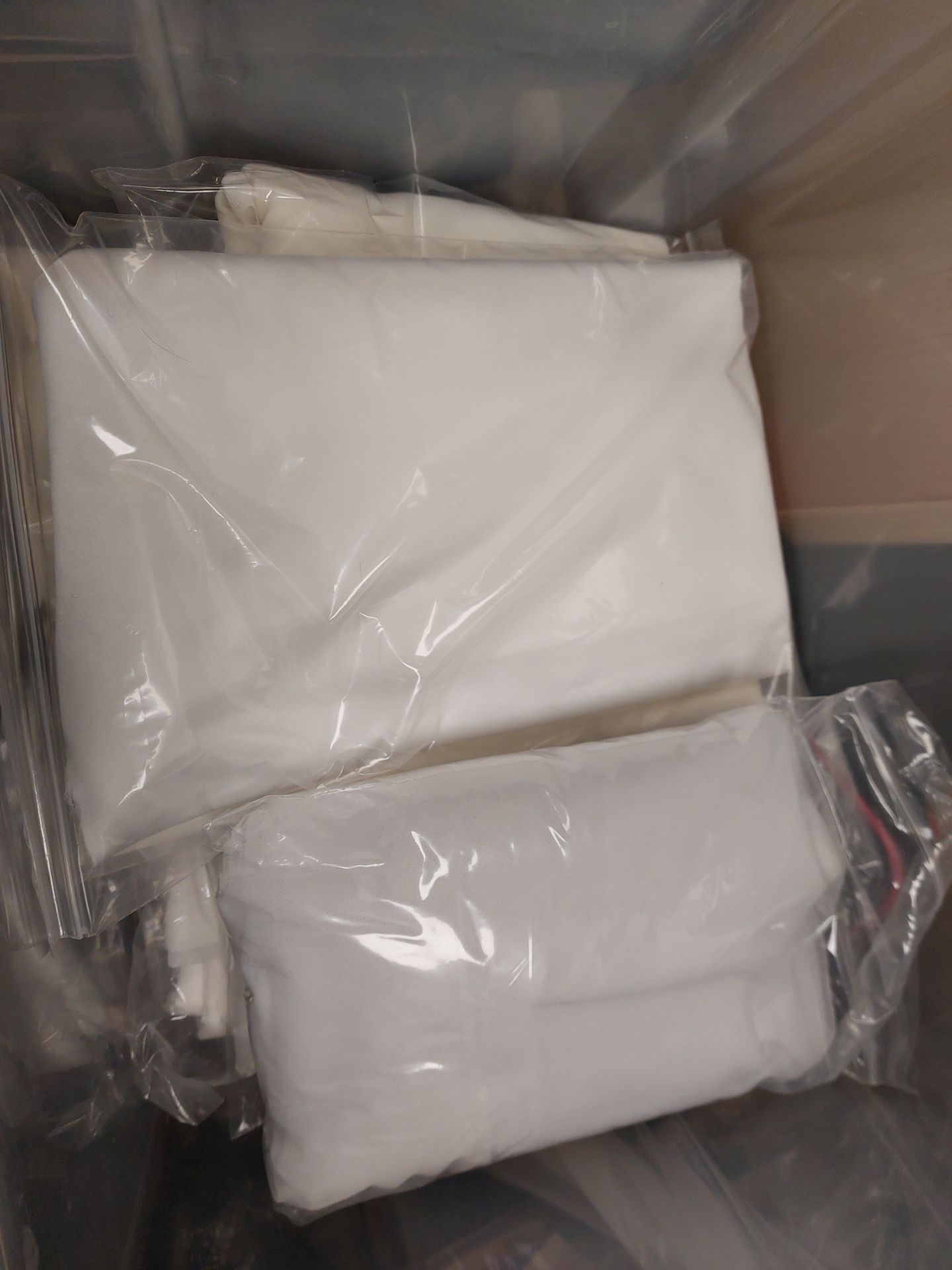 Quantity of Ivory Or White Fabric Bundles - Image 2 of 8