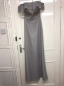 Richard Designs Bridesmaid Or Prom Dress Size 6 In Platinum Style RDM1057