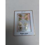 Gold Push Pins X 12 Packs of 8