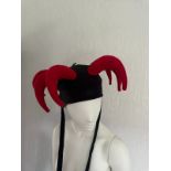 Novelty/Party/Fancy Dress Hat Red/Black Brand New FN1C