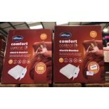 5x SILENTNIGHT ELECTRIC BLANKET - NO VAT