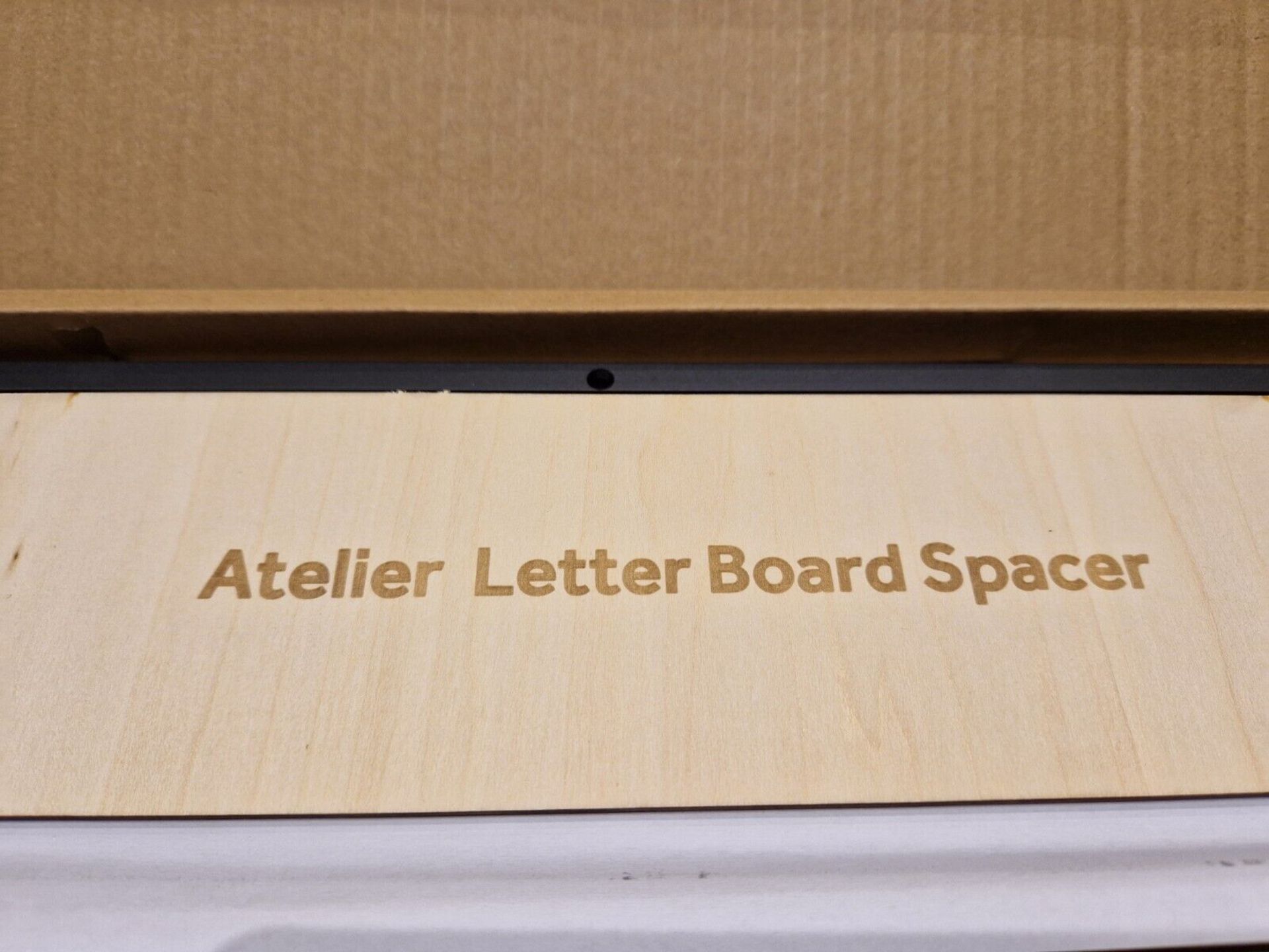 George & Willy Atelier Letter Board, Half Set 10 Black Rails, 540 Black Letters RRP £300 - Image 6 of 10