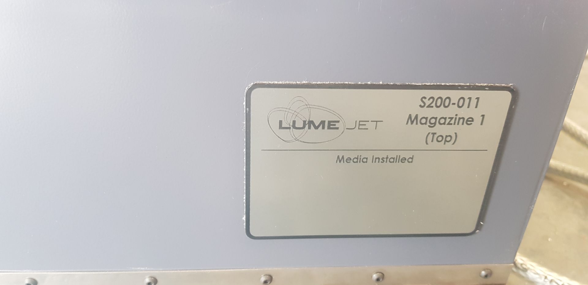 Lumejet S200 - 011 Magazine 1 Professional Printer - Image 3 of 6