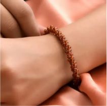 New! Hessonite Garnet Bracelet