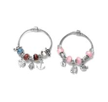 New! Set of 2 - Multi Colour Austrian Crystal Bracelets