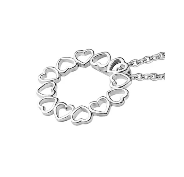 New! 2 Piece Set - Sterling Silver Heart Ring and Pendant - Image 3 of 5
