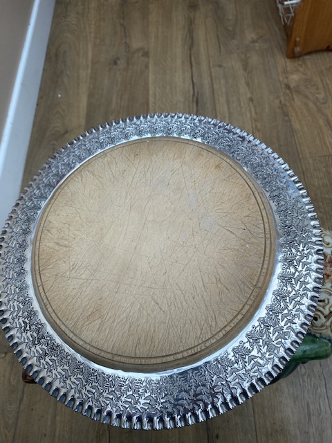 Walker and Hall Silver Plate Bread Board