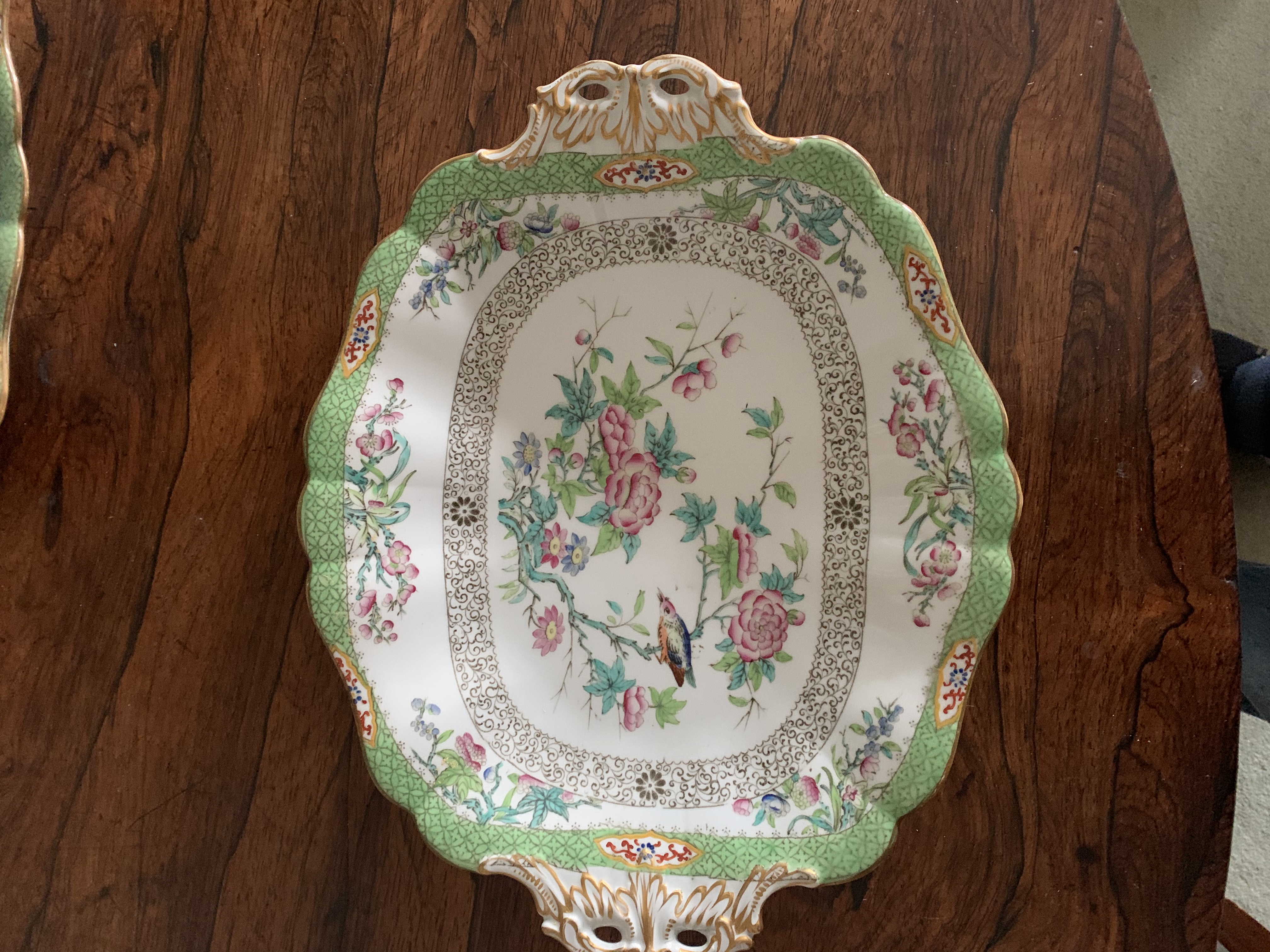 Rare c1836 Felspar Porcelain Fruit/Dessert Plates and Two Serving Compotes - Image 6 of 6