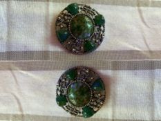 2 Scottish Celtic Style Brooches