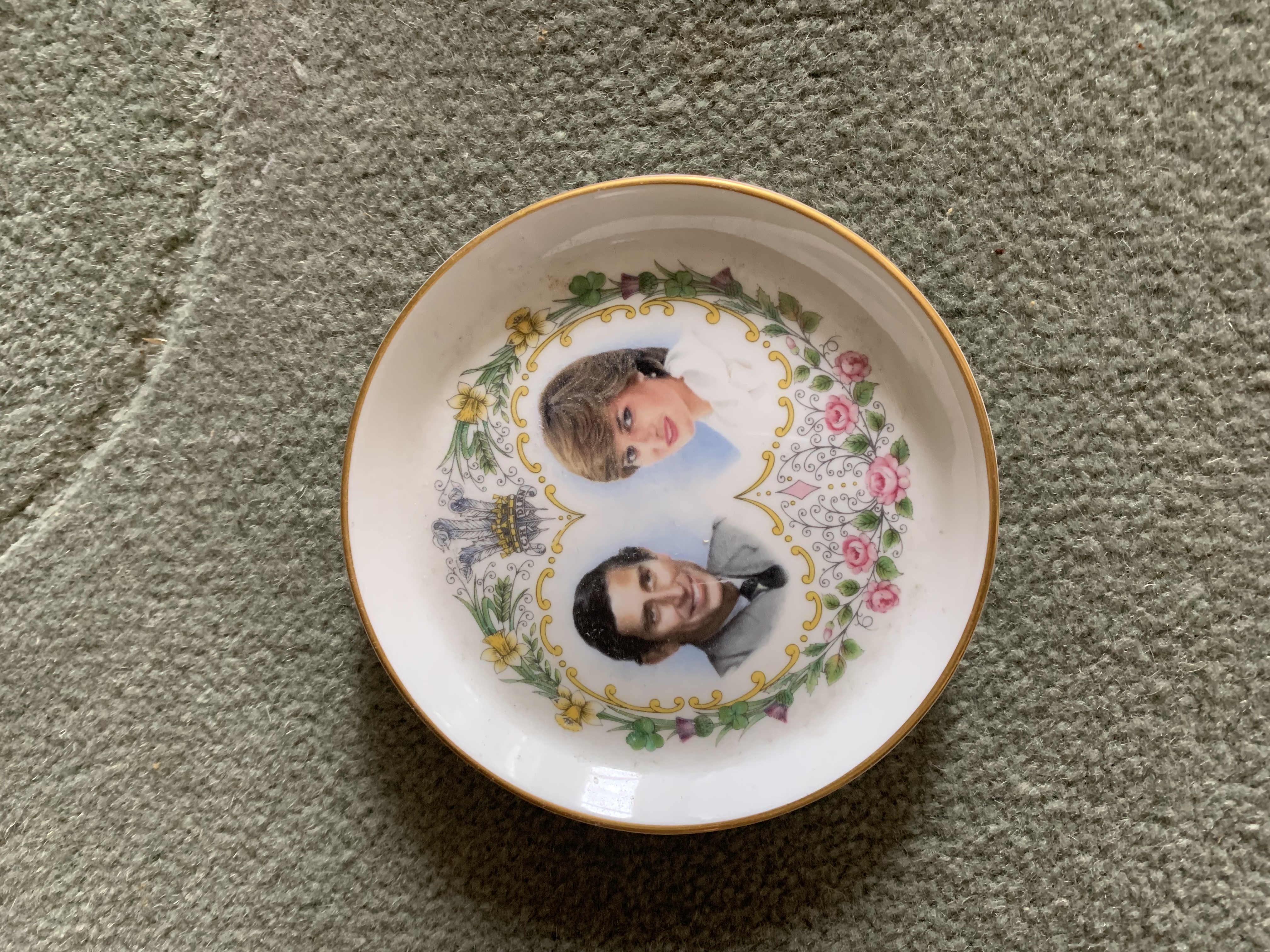 Three Charles and Diana Marriage Cups Plus Commemorative Ashtray. - Image 3 of 3