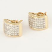 14 K / 585Yellow Gold Diamond Earring Studs
