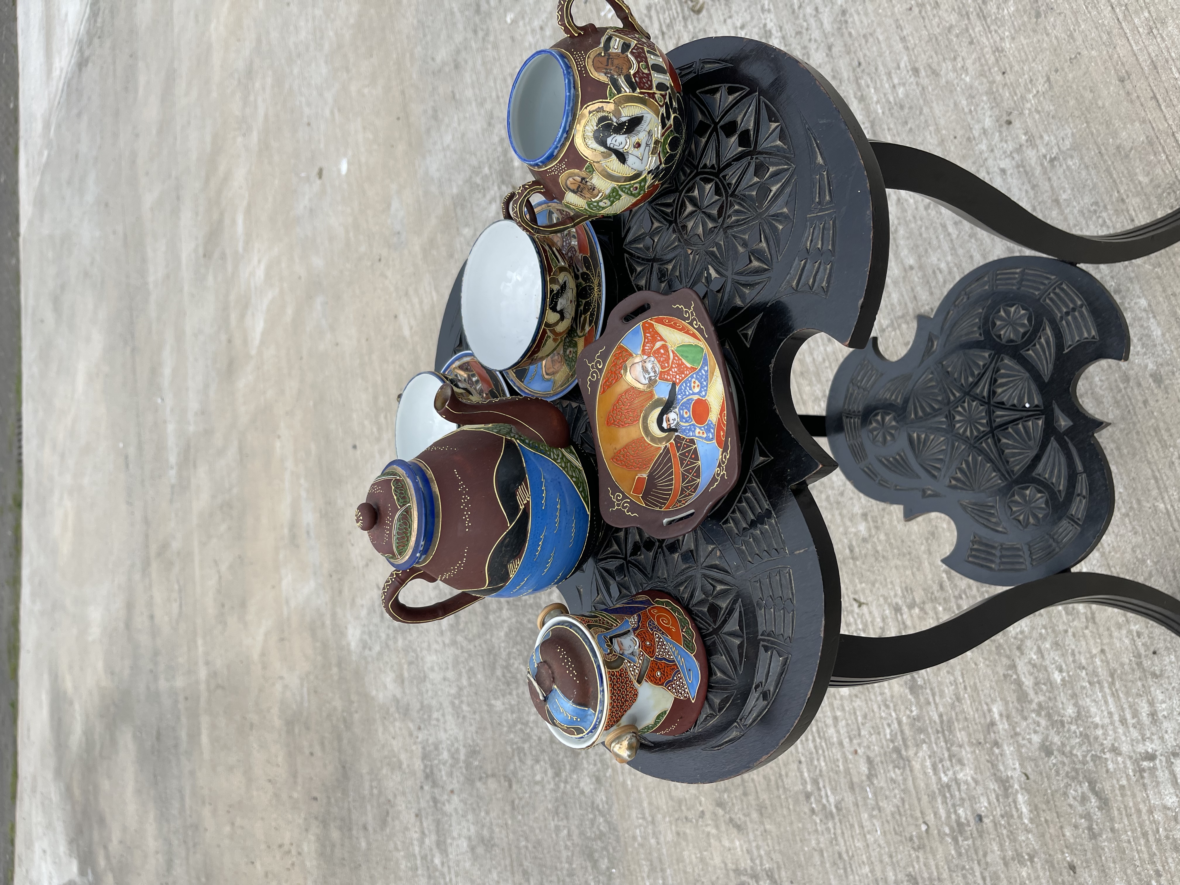 Satsuma Dragonware Teaset - Image 12 of 26